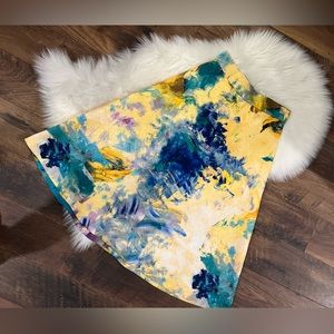 A-Line Water-Color Skirt